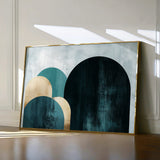 Boho 104 Canvas Art 18" x 24" / 45 x 60 cm / Black
