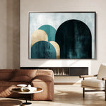Boho 104 Canvas Art 18" x 24" / 45 x 60 cm / Black