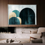 Boho 104 Canvas Art 18" x 24" / 45 x 60 cm / Black