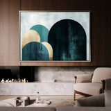 Boho 104 Canvas Art 18" x 24" / 45 x 60 cm / Black