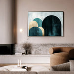 Boho 104 Canvas Art 18" x 24" / 45 x 60 cm / Black