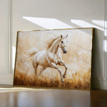 Horses 104 Canvas Art 18" x 24" / 45 x 60 cm / Black