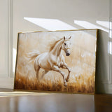 Horses 104 Canvas Art 18" x 24" / 45 x 60 cm / Black