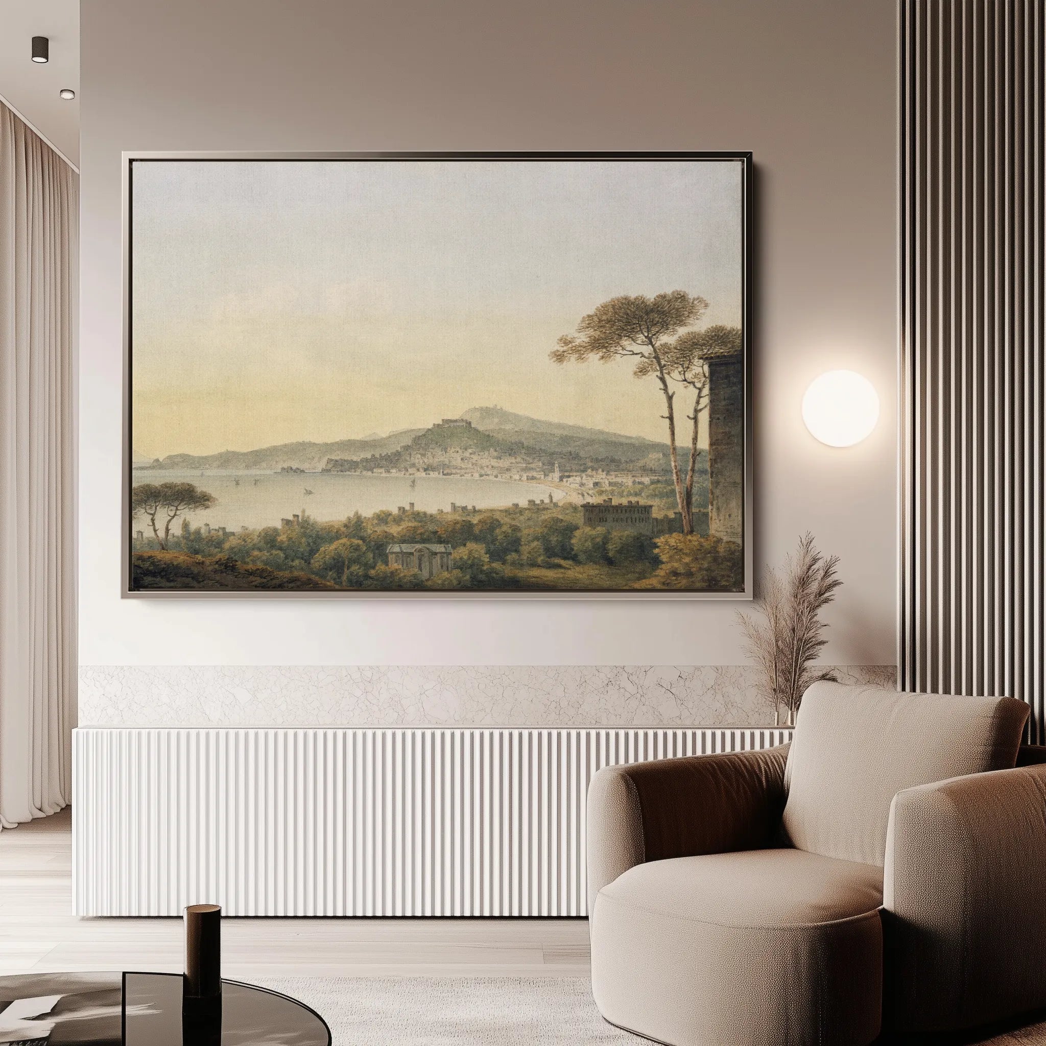 Landscape 104 Canvas Art 18" x 24" / 45 x 60 cm / Black
