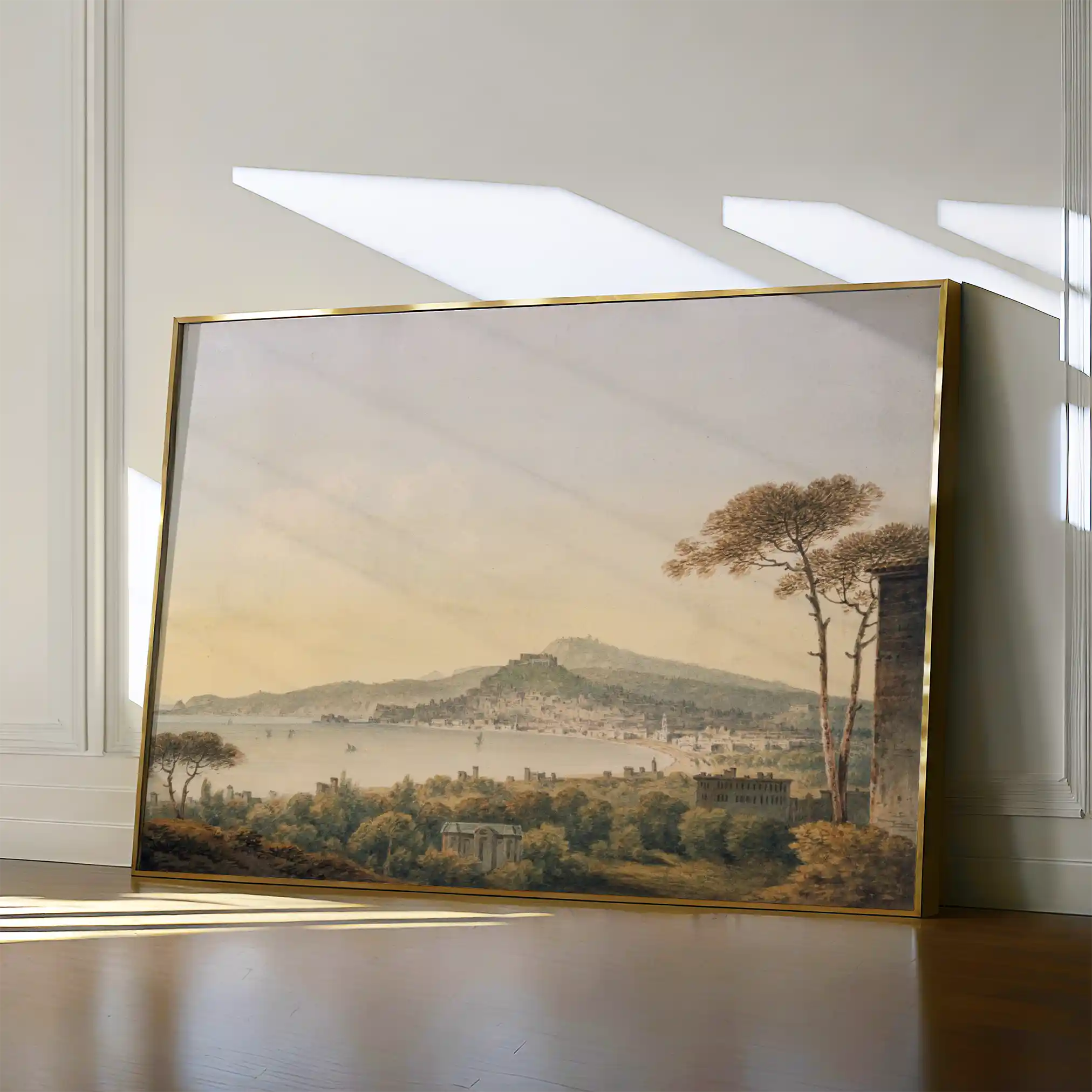 Landscape 104 Canvas Art 60 x 40 cm / Black