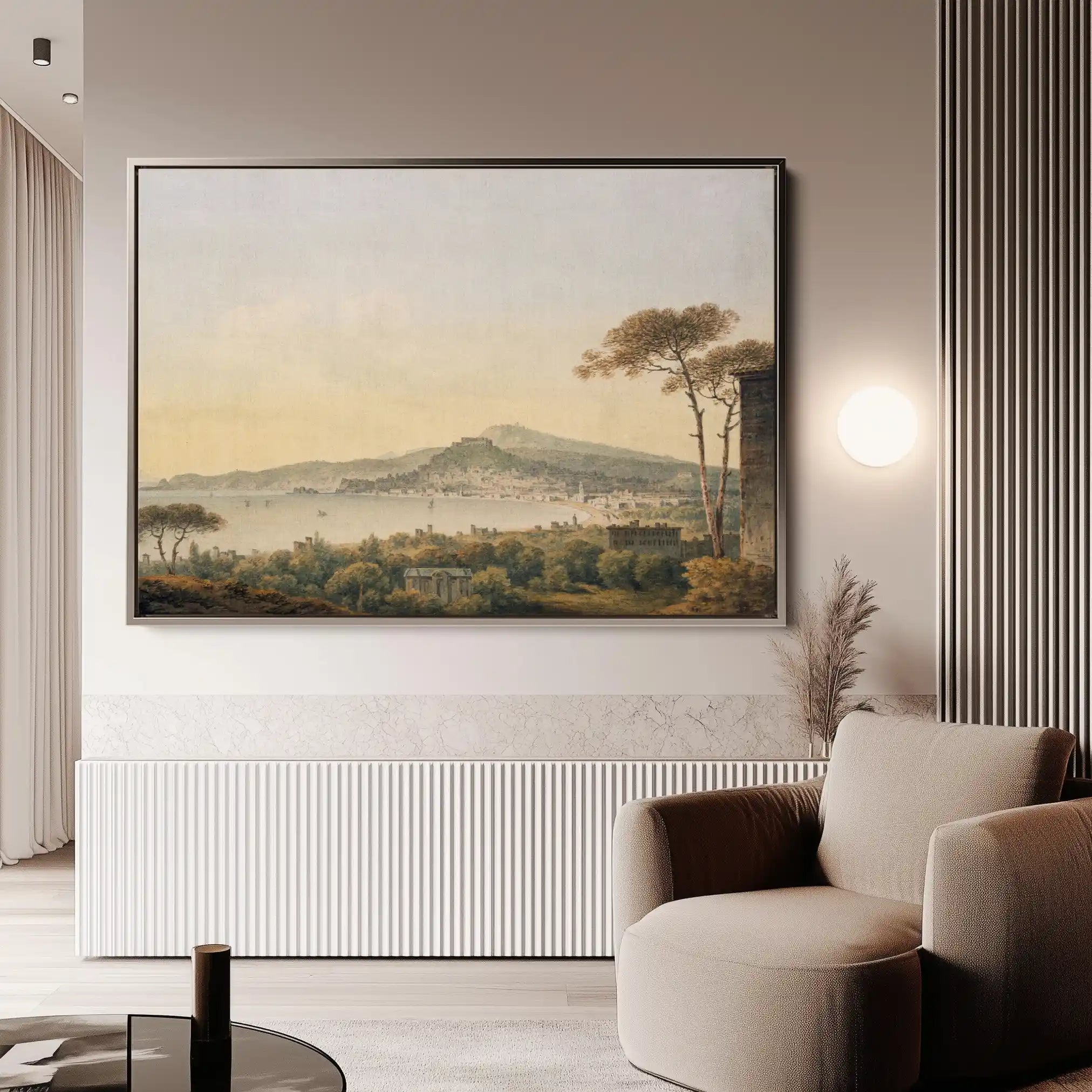 Landscape 104 Canvas Art 60 x 40 cm / Black