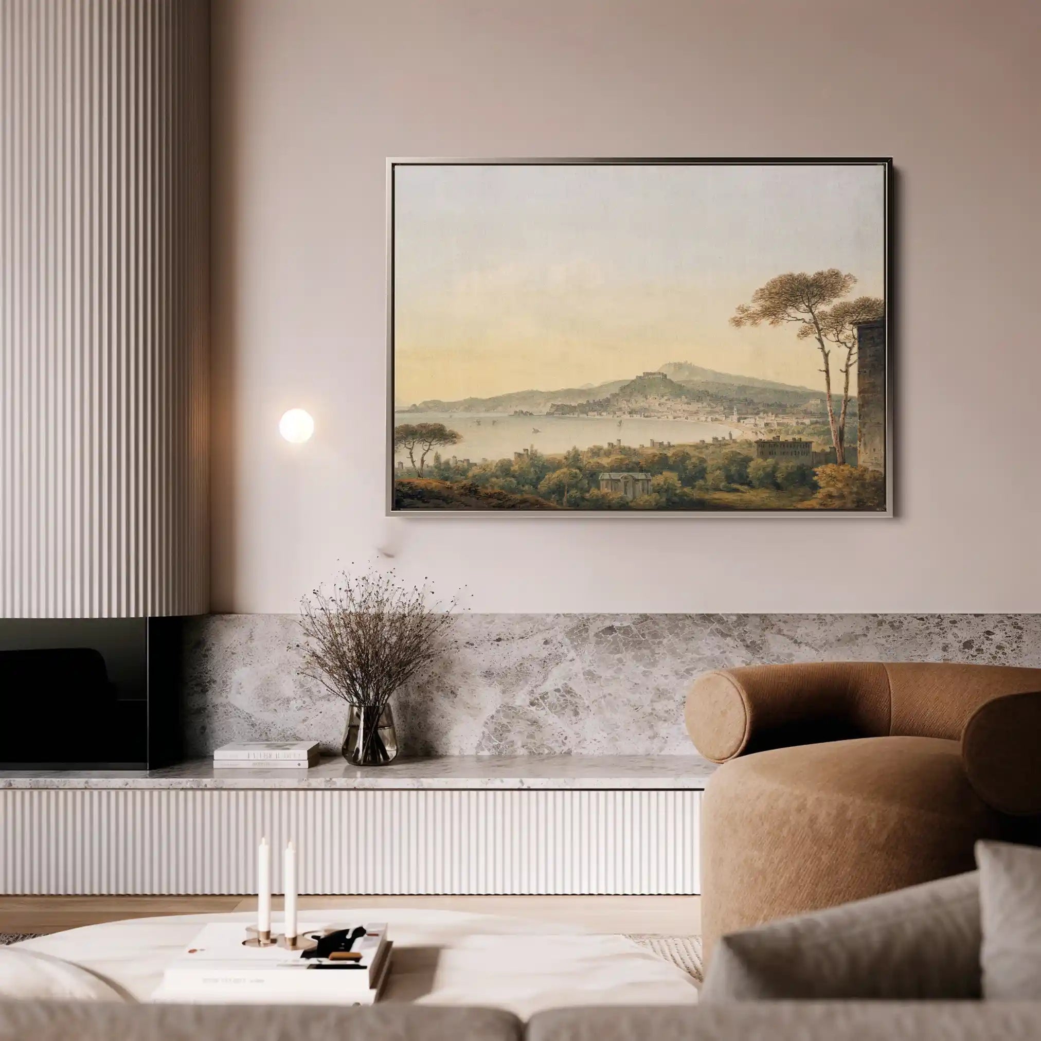 Landscape 104 Canvas Art 60 x 40 cm / Black
