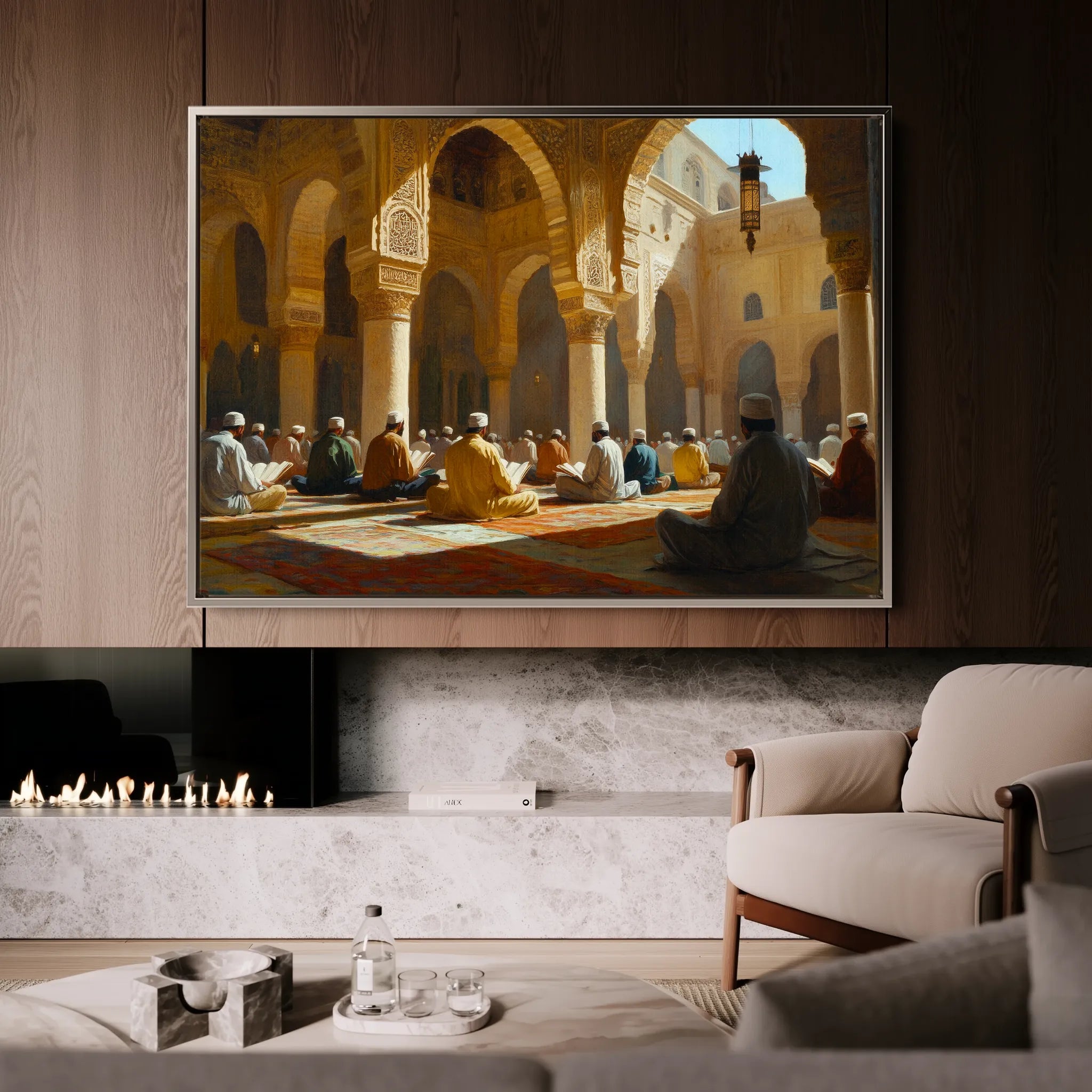 Orientalist 104 Canvas Art 18" x 24" / 45 x 60 cm / Black