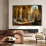 Orientalist 104 Canvas Art 18" x 24" / 45 x 60 cm / Black