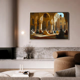 Orientalist 104 Canvas Art 18" x 24" / 45 x 60 cm / Black