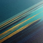 Abstract 1040 Canvas Art 16" x 16" / 40 x 40 cm / Black