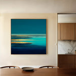 Abstract 1040 Canvas Art 60 x 60 cm / Black