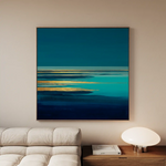 Abstract 1040 Canvas Art 60 x 60 cm / Black