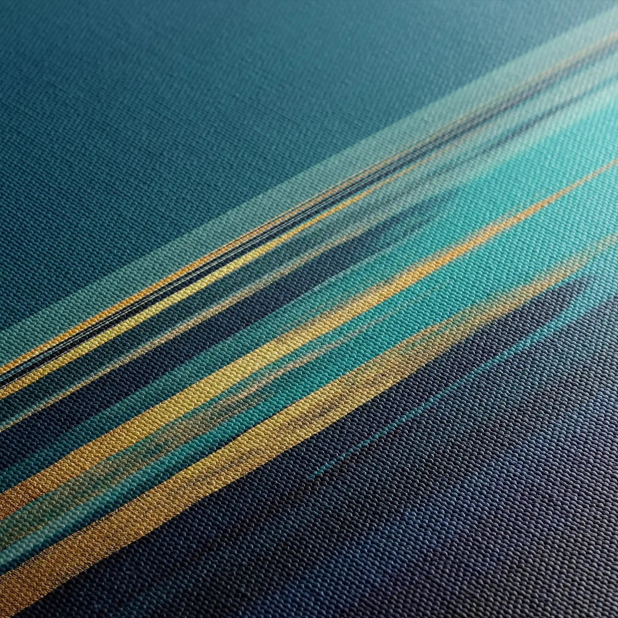Abstract 1040 Canvas Art 60 x 60 cm / Black