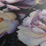 Floral 1041 Canvas Art 18" x 24" / 45 x 60 cm / Black