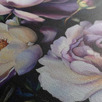 Floral 1041 Canvas Art 60 x 40 cm / Black