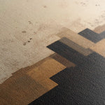 Abstract 1042 Canvas Art 60 x 60 cm / Black