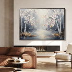 Floral 1043 Canvas Art 18" x 24" / 45 x 60 cm / Black