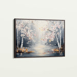 Floral 1043 Canvas Art 18" x 24" / 45 x 60 cm / Black