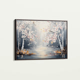 Floral 1043 Canvas Art 18" x 24" / 45 x 60 cm / Black