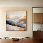 Abstract 1045 Canvas Art 16" x 16" / 40 x 40 cm / Black