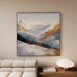 Abstract 1045 Canvas Art 60 x 60 cm / Black