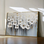 Floral 1045 Canvas Art 18" x 24" / 45 x 60 cm / Black