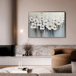 Floral 1045 Canvas Art 18" x 24" / 45 x 60 cm / Black