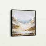 Abstract 1046 Canvas Art 60 x 60 cm / Black