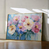 Floral 1047 Canvas Art 18" x 24" / 45 x 60 cm / Black