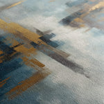 Abstract 1048 Canvas Art 16" x 16" / 40 x 40 cm / Black