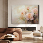 Floral 1048 Canvas Art 18" x 24" / 45 x 60 cm / Black