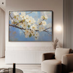 Floral 1049 Canvas Art 18" x 24" / 45 x 60 cm / Black