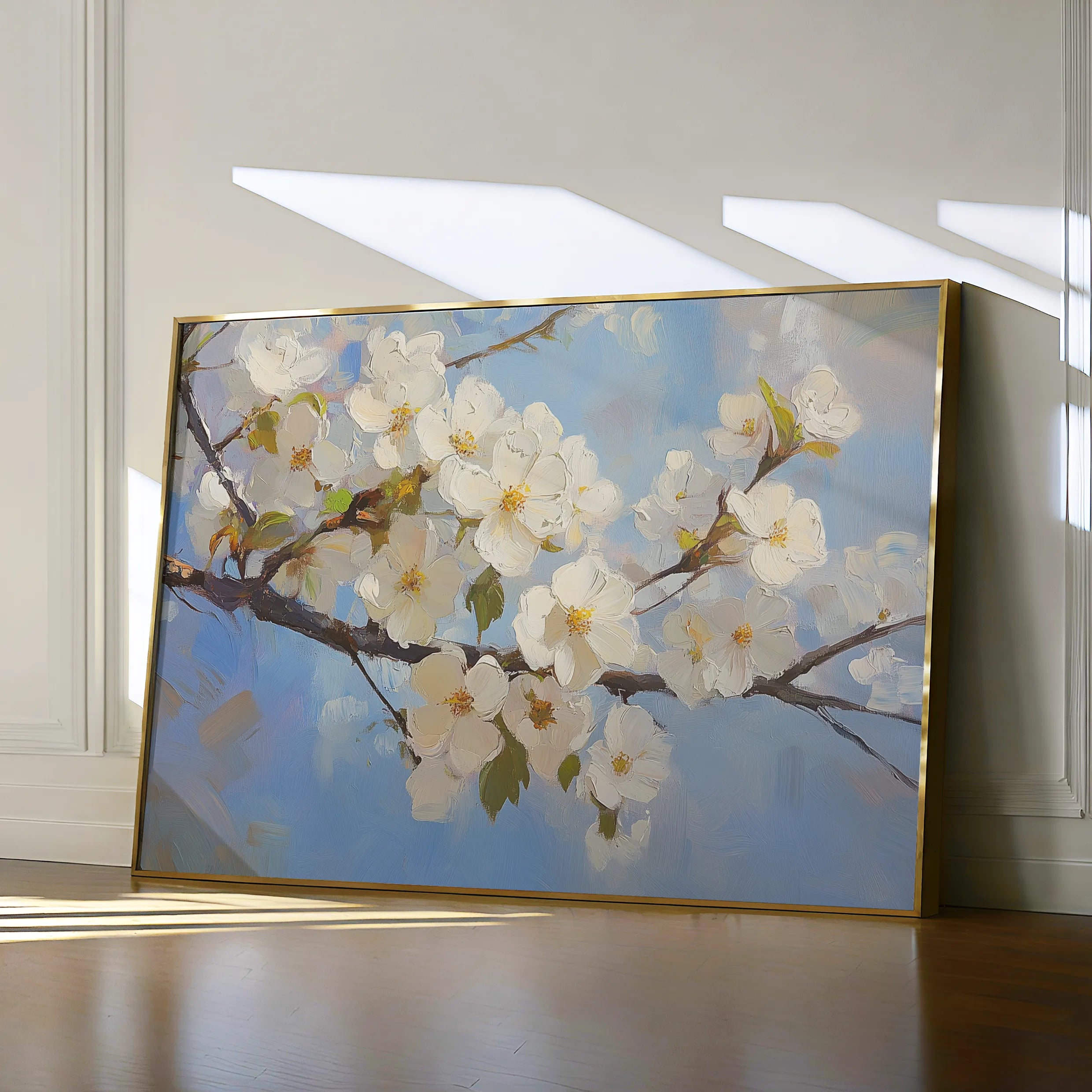 Floral 1049 Canvas Art 18" x 24" / 45 x 60 cm / Black