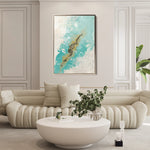 Abstract 105 Canvas Art 18" x 24" / 45 x 60 cm / Black