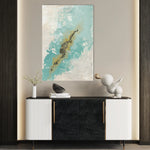 Abstract 105 Canvas Art 18" x 24" / 45 x 60 cm / Black