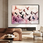 Animals 105 Canvas Art 18" x 24" / 45 x 60 cm / Black