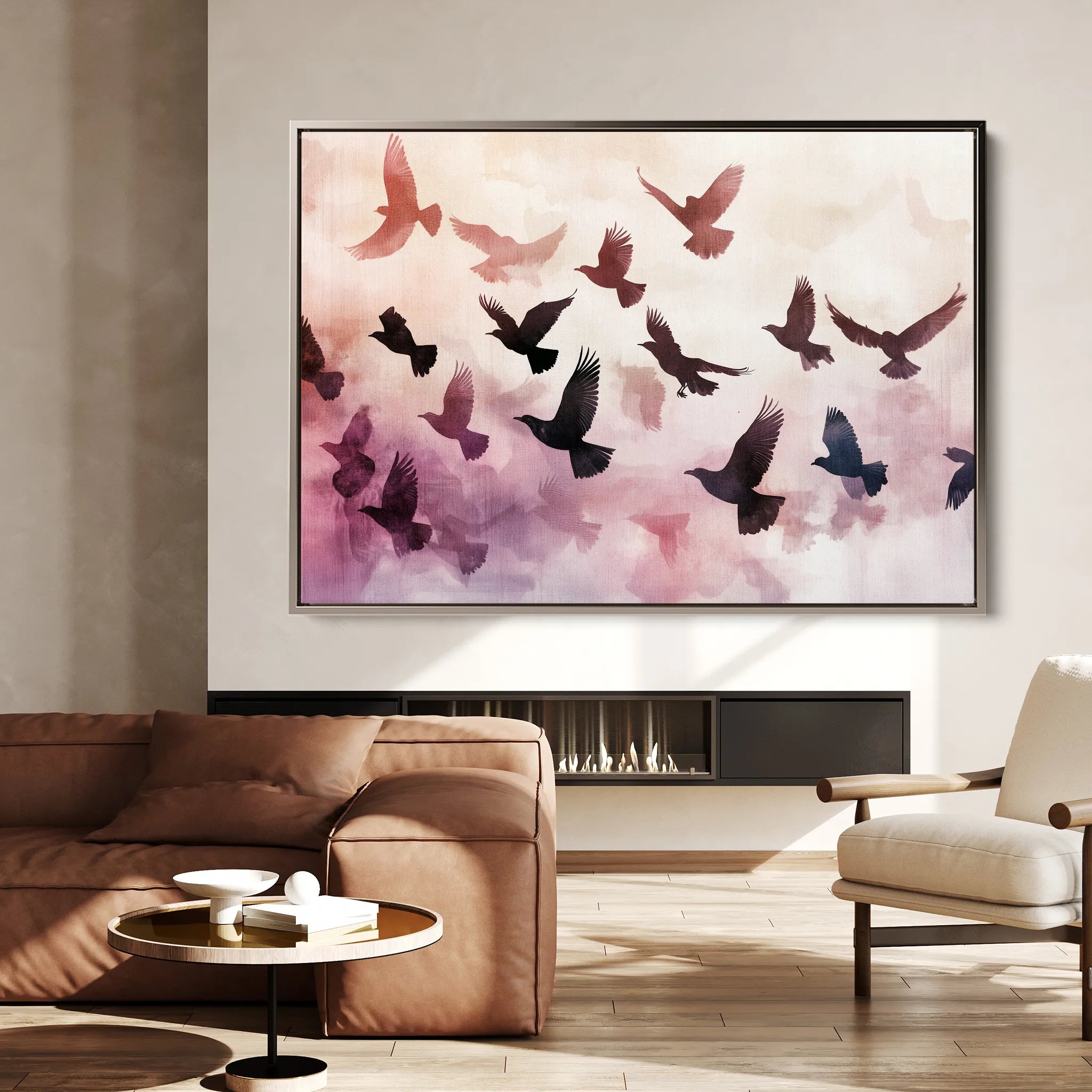 Animals 105 Canvas Art 18" x 24" / 45 x 60 cm / Black