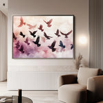 Animals 105 Canvas Art 18" x 24" / 45 x 60 cm / Black