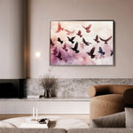 Animals 105 Canvas Art 18" x 24" / 45 x 60 cm / Black