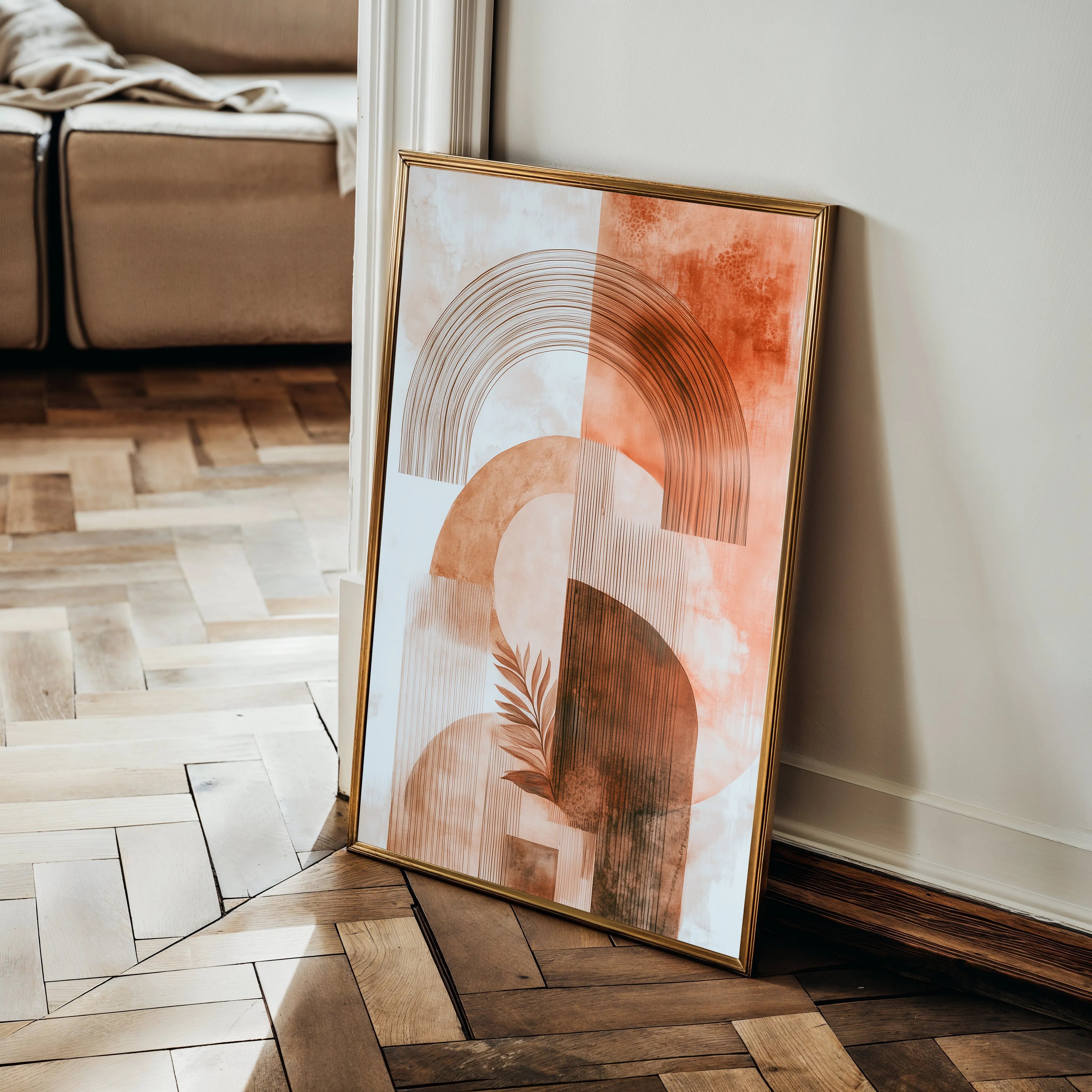 Boho 105 Canvas Art 18" x 24" / 45 x 60 cm / Black