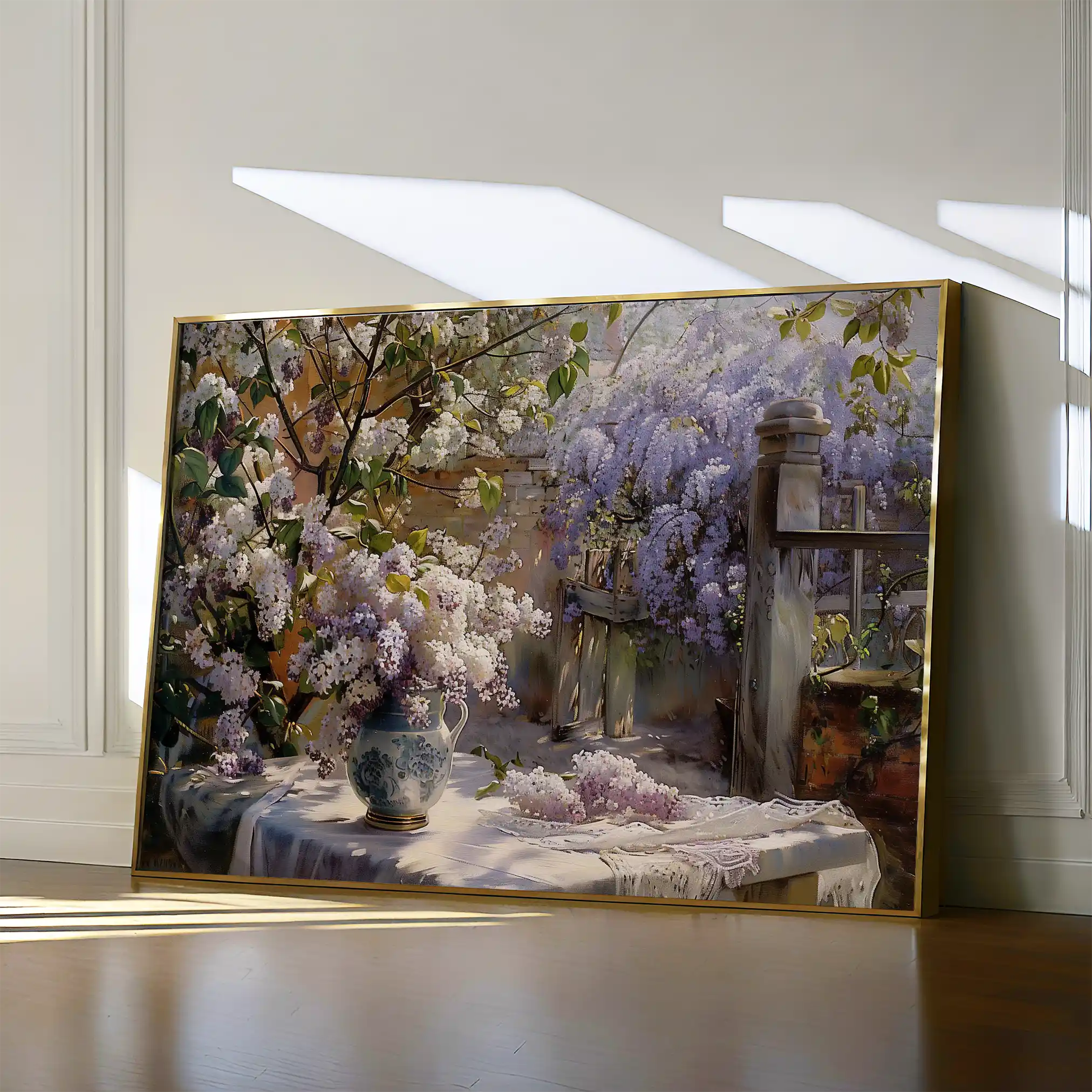 Floral 105 Canvas Art 60 x 40 cm / Black