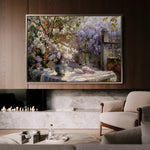 Floral 105 Canvas Art 60 x 40 cm / Black