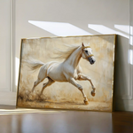 Horses 105 Canvas Art 60 x 40 cm / Black