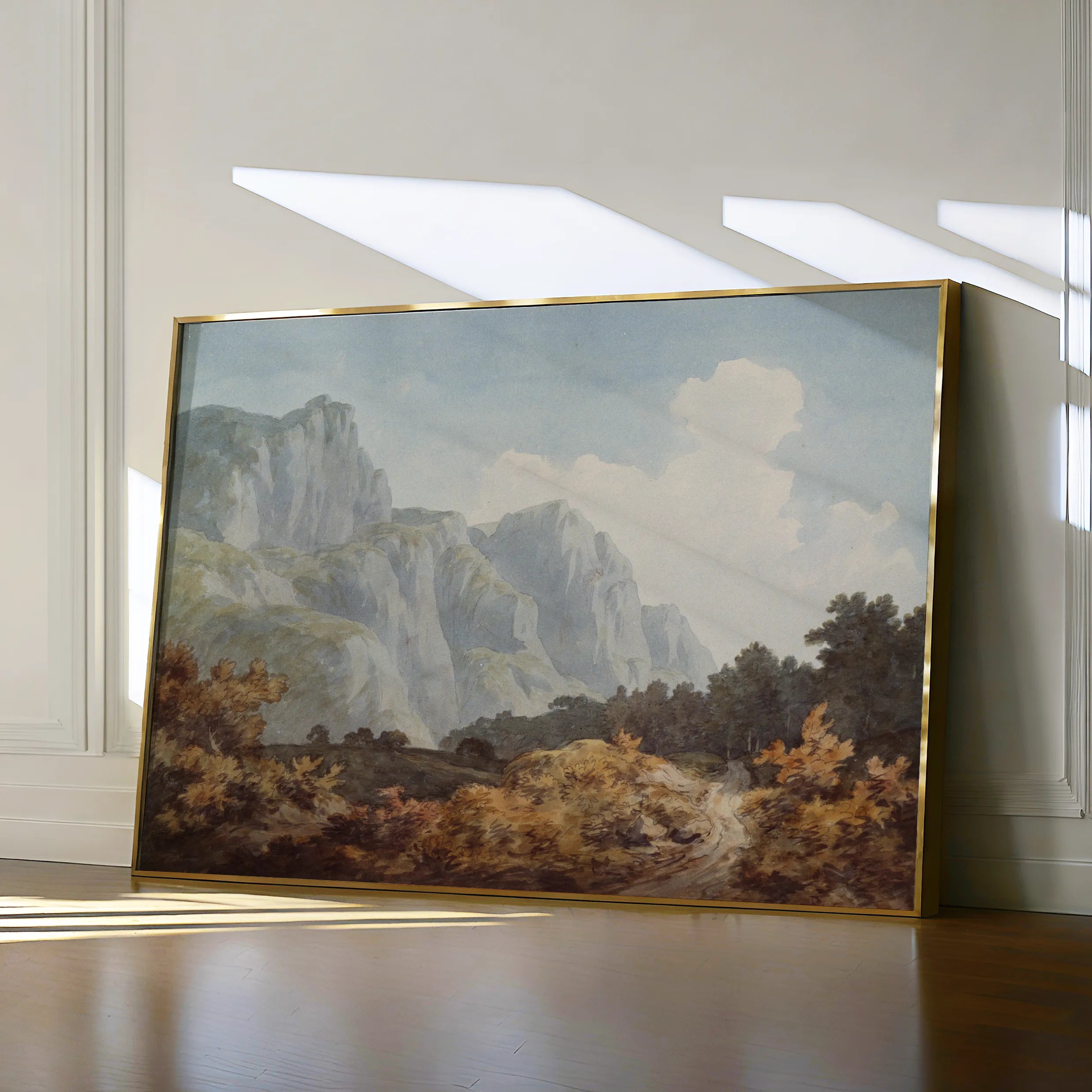 Landscape 105 Canvas Art 18" x 24" / 45 x 60 cm / Black