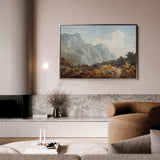 Landscape 105 Canvas Art 18" x 24" / 45 x 60 cm / Black