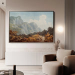 Landscape 105 Canvas Art 60 x 40 cm / Black