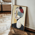 Portrait 105 Canvas Art 18" x 24" / 45 x 60 cm / Black