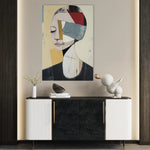 Portrait 105 Canvas Art 18" x 24" / 45 x 60 cm / Black