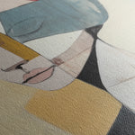 Portrait 105 Canvas Art 18" x 24" / 45 x 60 cm / Black